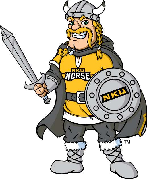 Northern Kentucky Norse 2005-2015 Mascot Logo 01 iron on paper